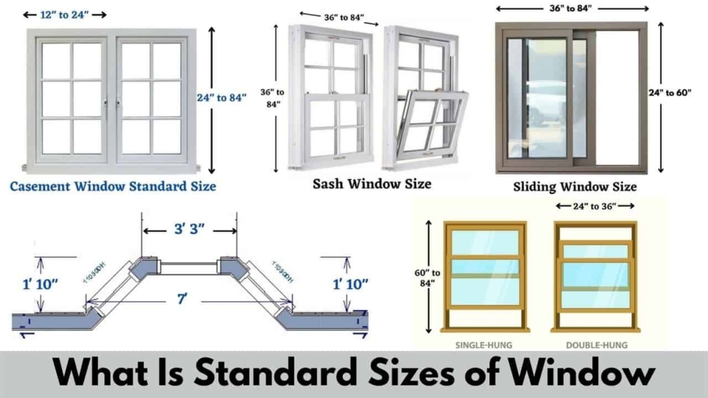 Average Window Size For Large Living Room